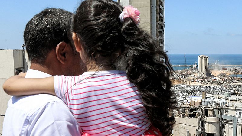 La explosión de Beirut deja a miles de personas sin hogar, muchos de ellos niños