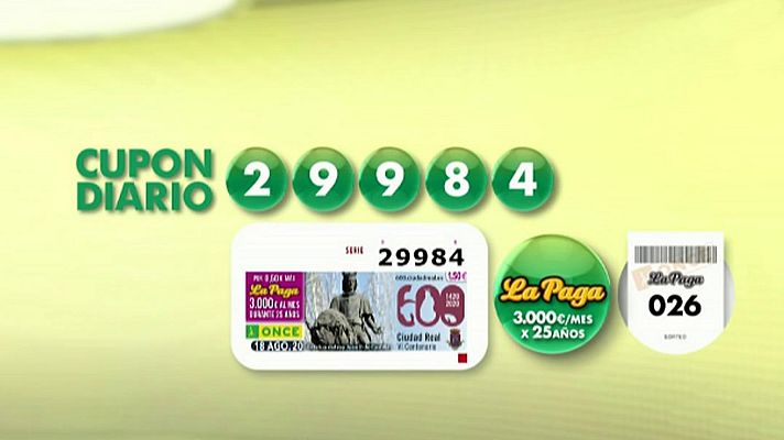 Sorteos ONCE - Sorteo ONCE - 18/08/20