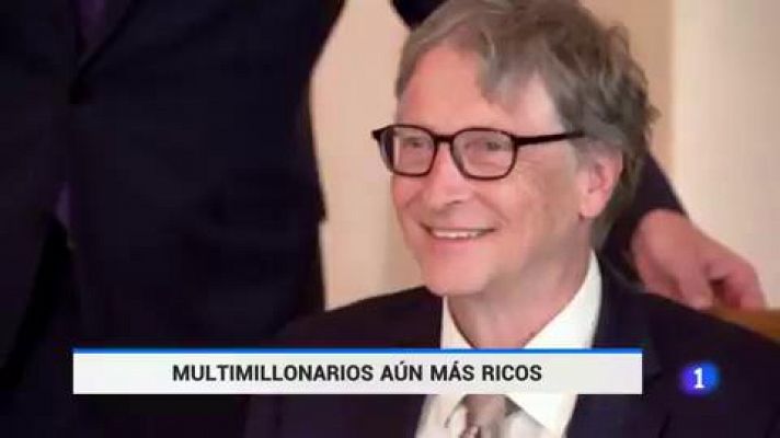 Telediario 1 - Bloomberg confirma el crecimiento de las grandes fortunas