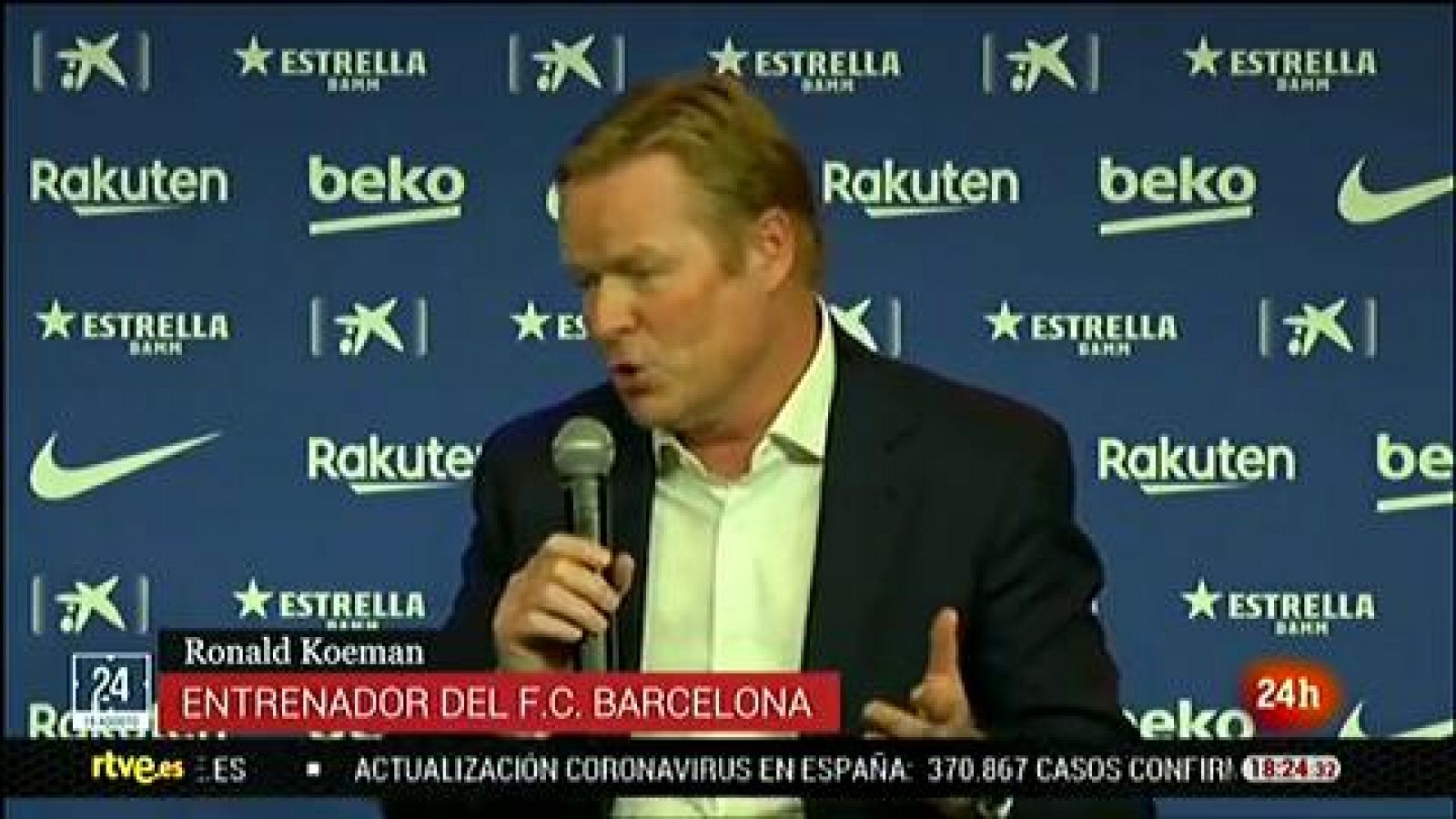 FC Barcelona | Koeman: " Ojalá pueda estar aquí más de dos años"