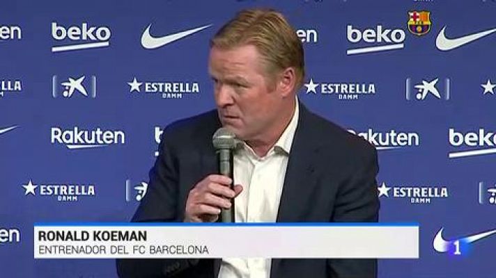 Telediario 1 - Koeman: "Messi es el mejor del mundo y lo quieres tener en tu equipo"