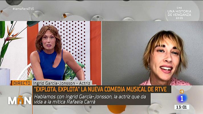 La actriz Ingrid García- Jonsson presenta "Explota, Explota"