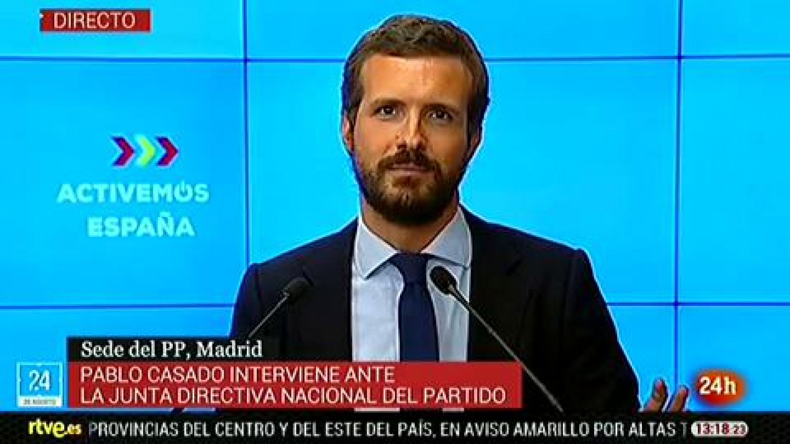 Casado advierte que no hay pacto posible con quien pide la abdicación del rey