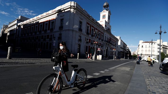 Los coches pasan a la historia en la Puerta del Sol de Madrid