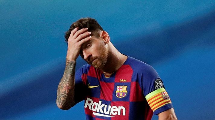 Telediario 1 - Messi le dice a Koeman que se ve más fuera que dentro del Barça, según RAC1