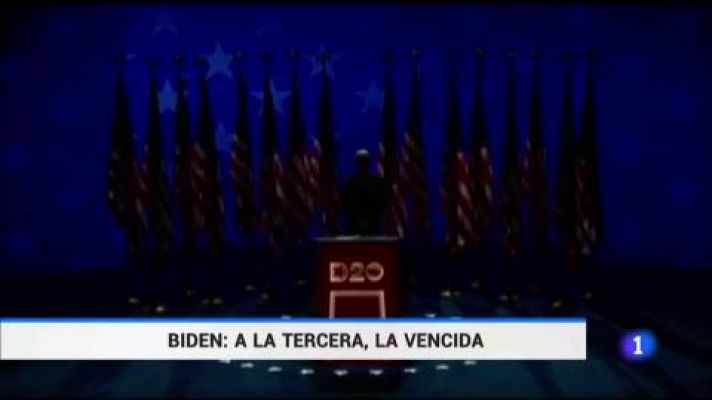 Telediario 1 - Joe Biden acepta la nominación demócrata para la Casa Blanca
