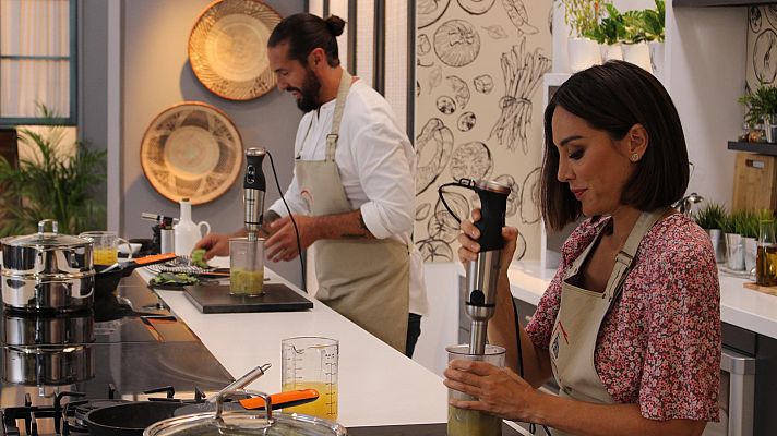 Cocina al punto con Peña y Tamara - Cogollos de Tudela y Calabacín