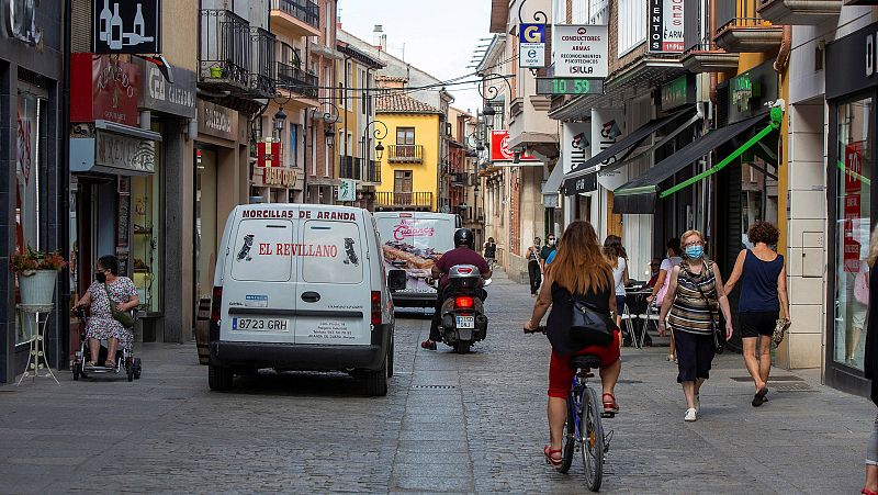 Coronavirus - Aranda de Duero sale del aislamiento - RTVE.es - Telediario 1 | Ver