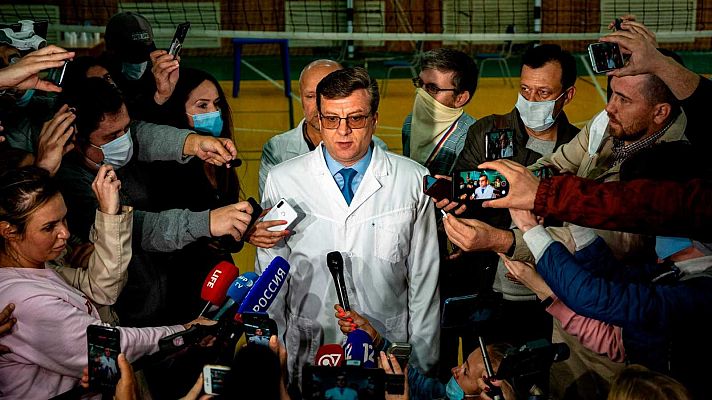 Telediario 1 - Médicos rusos dicen que no han encontrado veneno en Navalny