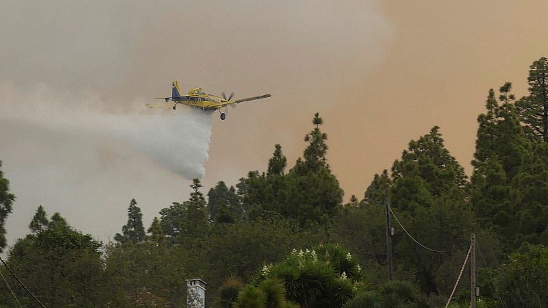 El incendio en La Palma deja ya 400 hectáreas calcinadas