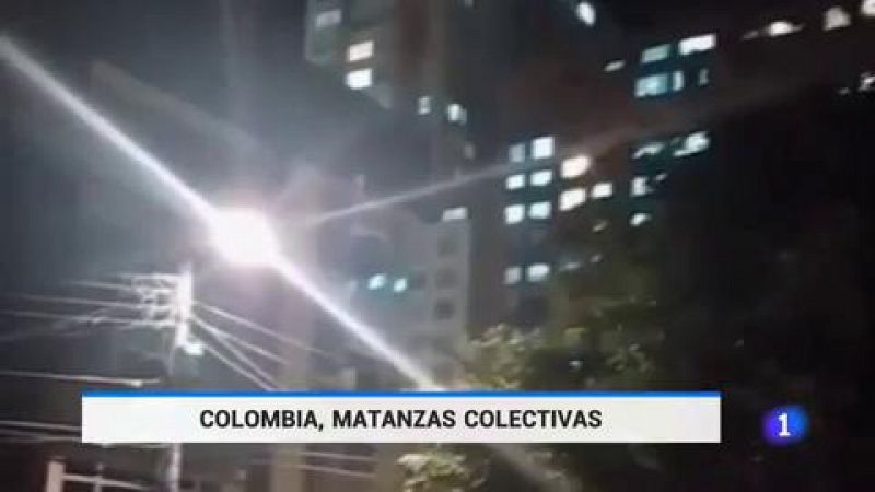 Colombia protesta por un incremento de la violencia que ha dejado 33 muertos