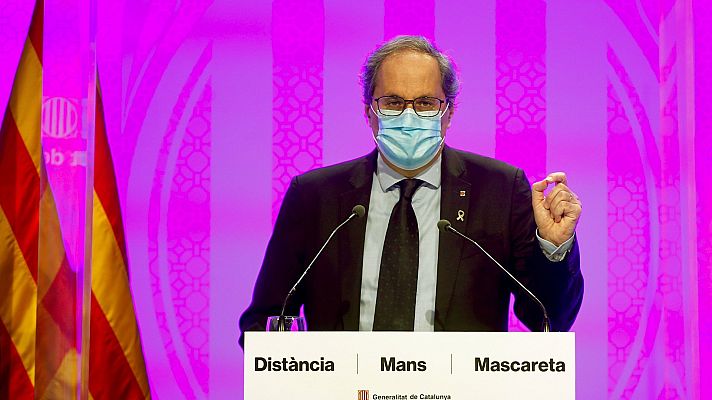 Informativo 24h - Torra prohíbe las reuniones de más de diez personas y hará medio millón de test