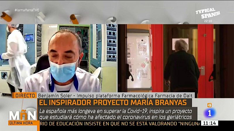 La Mañana - El proyecto María Branyas: un estudio para saber cómo ha afectado la Covid-19 en los geriátricos