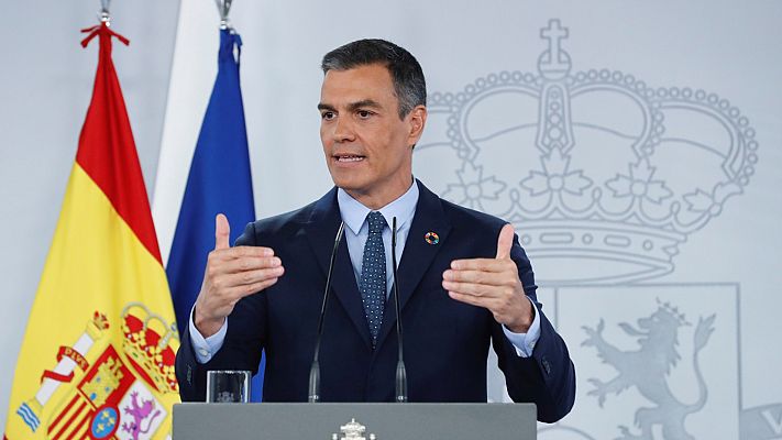 Telediario 1 - Sánchez insta a las CC.AA. a pedir el estado de alarma