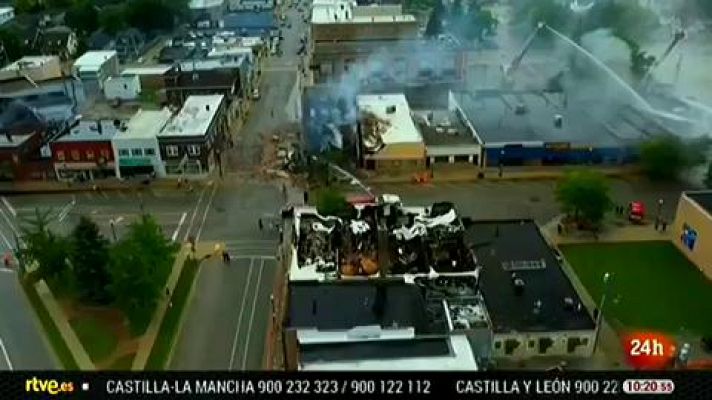 Informativo 24h - Violentos disturbios estallan en Wisconsin en la tercera noche de protestas contra la violencia policial