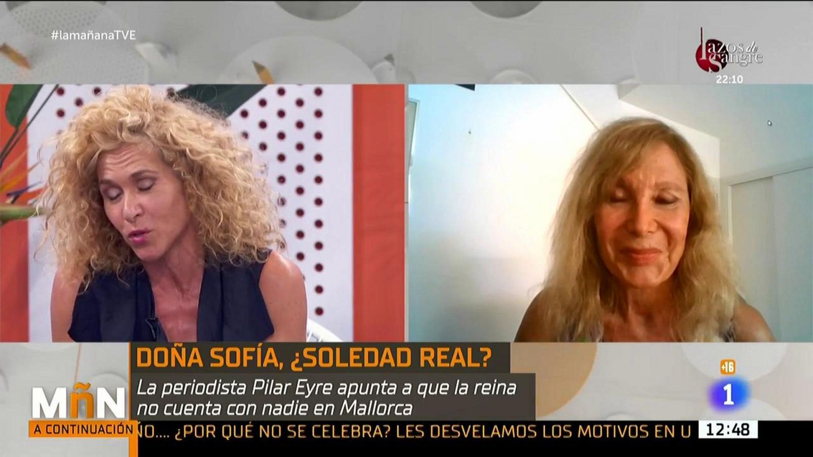 La Mañana - La periodista Pilar Eyre habla sobre la soledad de la reina: "Nadie sabe qué hacer con ella"