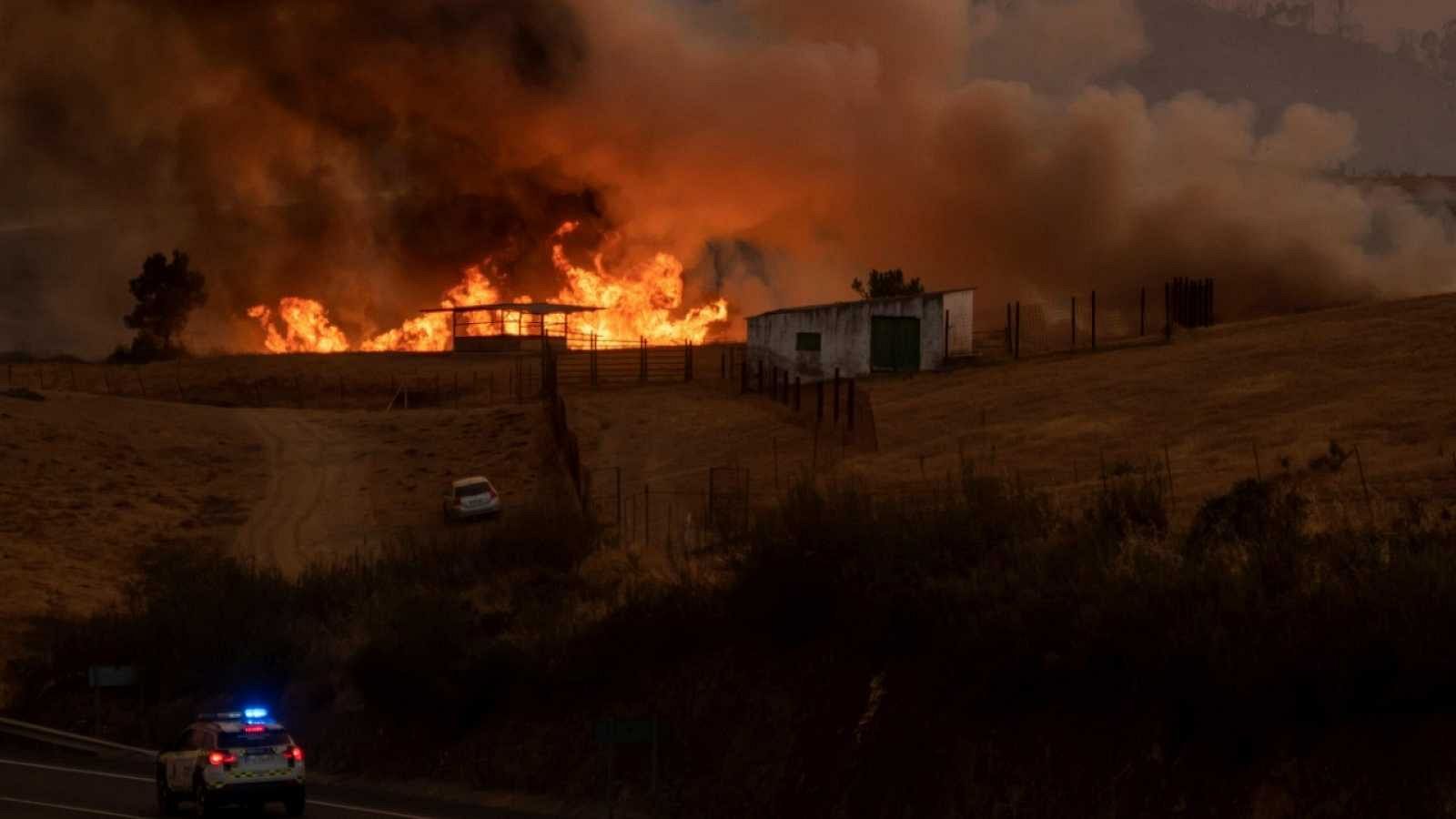 El incendio de Huelva tiene más de 4.000 hectáreas de perímetro 