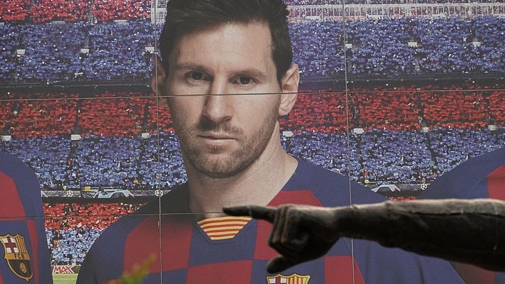 Telediario 1 - El Barça rechaza pactar la salida de Leo Messi