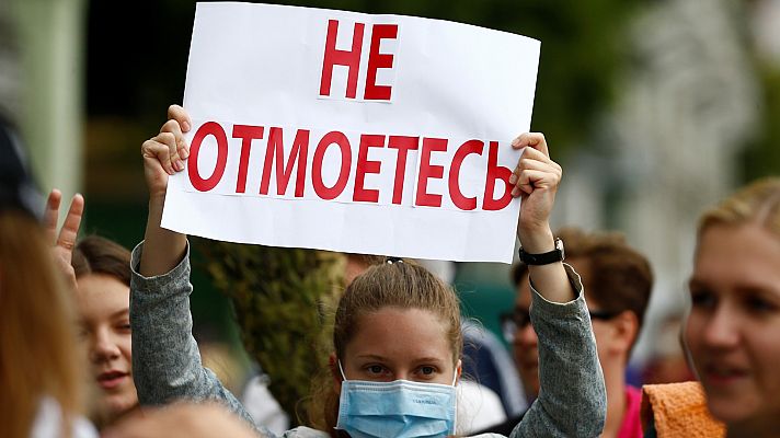 Telediario 1 - La UE sanciona a altos cargos bielorrusos por fraude elector