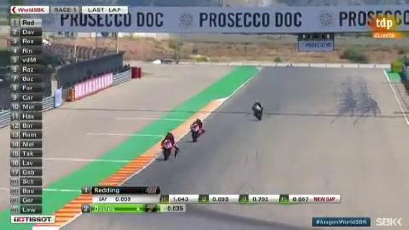 Scott Redding vence en la primera carrera de la Ronda de Aragn de Superbike
