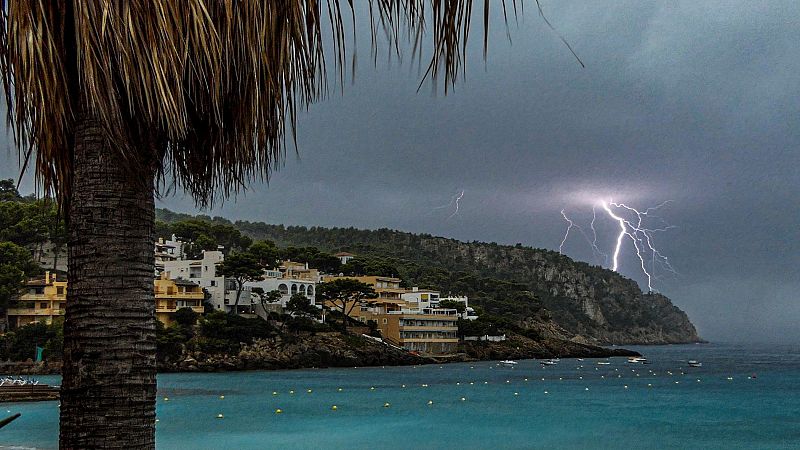Agosto se despide con tormentas en la mitad este peninsular y Baleares