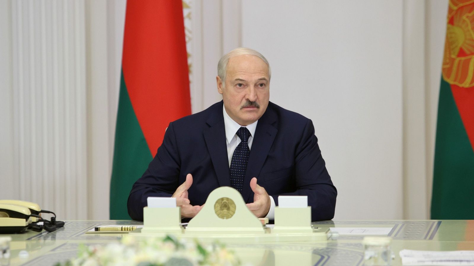 Marcha en Minsk a favor de Lukashenko