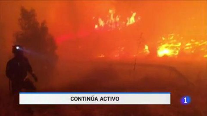 El incendio en la sierra de Huelva sigue fuera de control y ya ha afectado 9.000 hectáreas 
