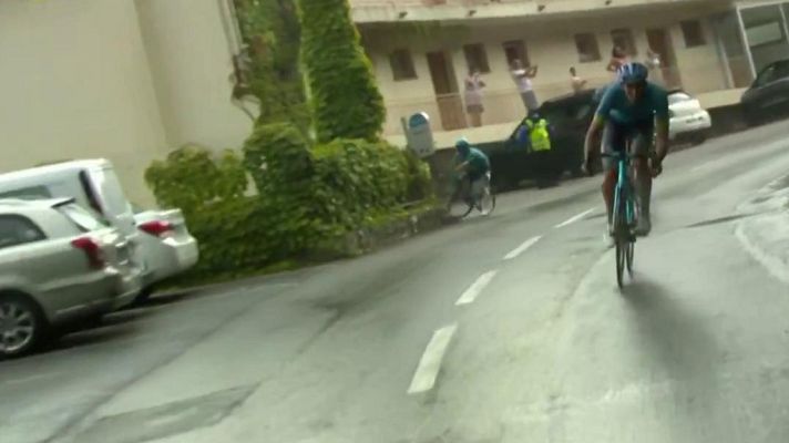 Ciclismo - Así fue la caída de 'Supermán' López