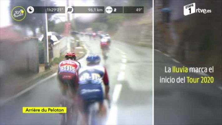 Tour 2020 | #ElZoom: La lluvia marca el inicio del Tour