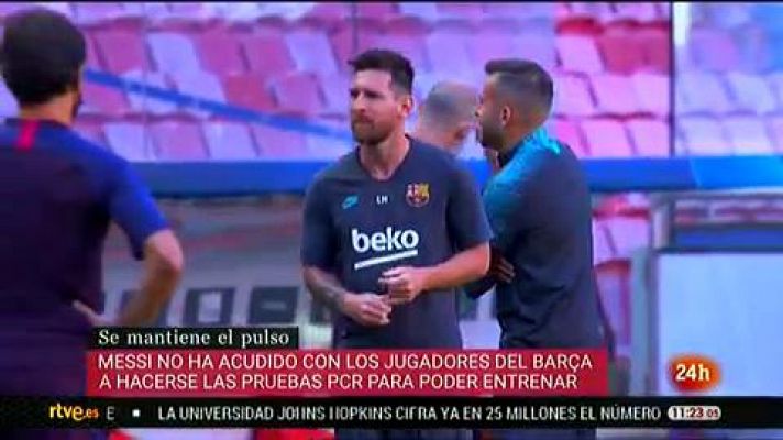 Messi no se presenta a las pruebas PCR del Barcelona