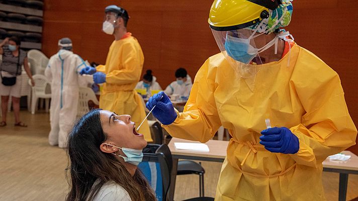 Telediario 1 - Cataluña, Madrid y el País Vasco siguen a la cabeza de conta