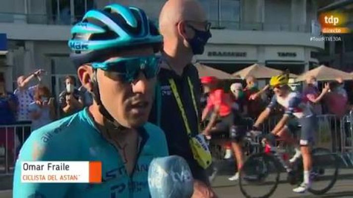 Tour de Francia - Tour 2020 | Omar Fraile: "Nosotros no queríamos provocar caídas, solo queríamos marcar el paso"