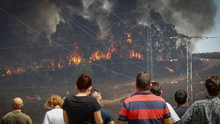 El incendio de Huelva sigue sin control
