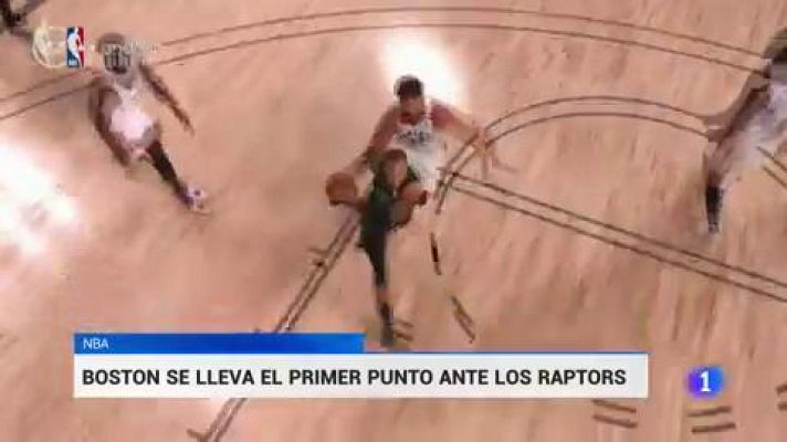 Telediario 1 - Boston sorprende a Toronto en el primer asalto de las semifinales de Conferencia
