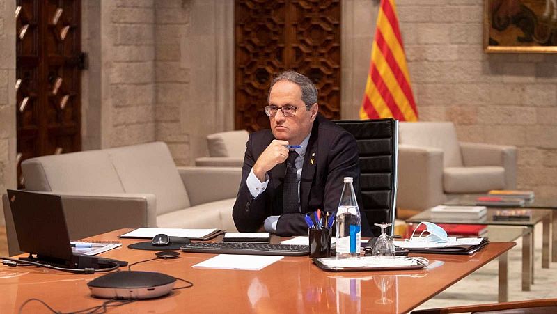 Torra amenaza con desobedecer al Supremo y pide que no se invista a otro presidente si es inhabilitado 