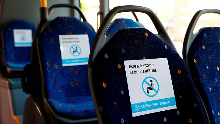 Telediario 1 - Vuelta al trabajo sin aglomeraciones en el transporte público y con alternativas para evitarlo