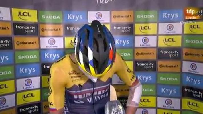 Tour de Francia - Tour 2020 | Roglic: "No me preocupa no haber cogido el liderato, estoy volviendo"