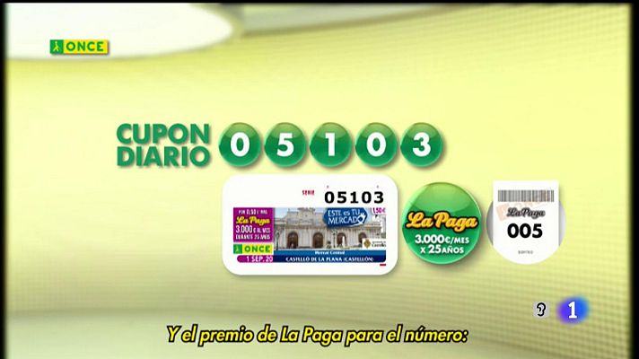 Sorteos ONCE - Sorteo ONCE - 01/09/20