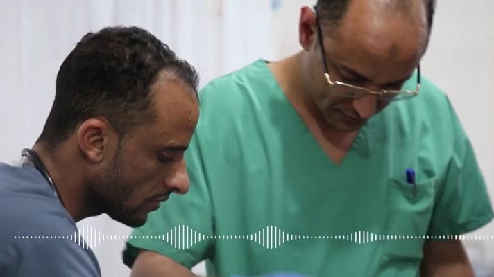 Rasheed, traumatólogo en el hospital materno-infantil de Houban: "La guerra ha puesto patas a arriba nuestra vida"