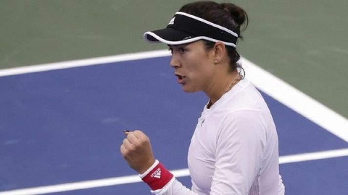 Garbiñe Muguruza le dedica la victoria a Carla Suárez