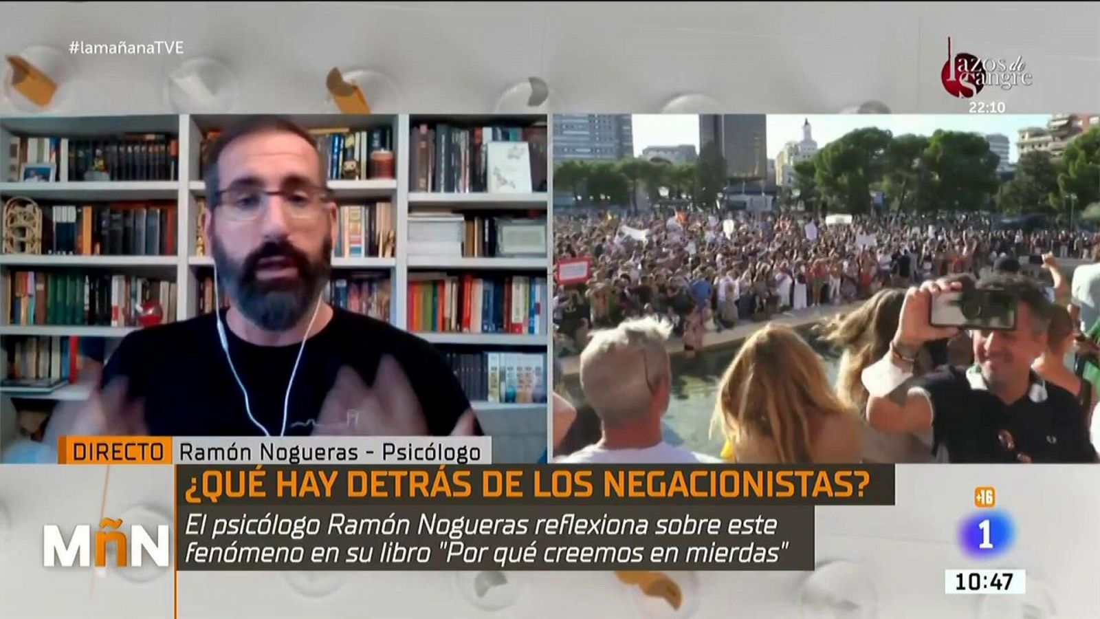 La Mañana - El psicólogo Ramón Nogueras: "Nunca conseguirás que un negacionista cambie de opinión"