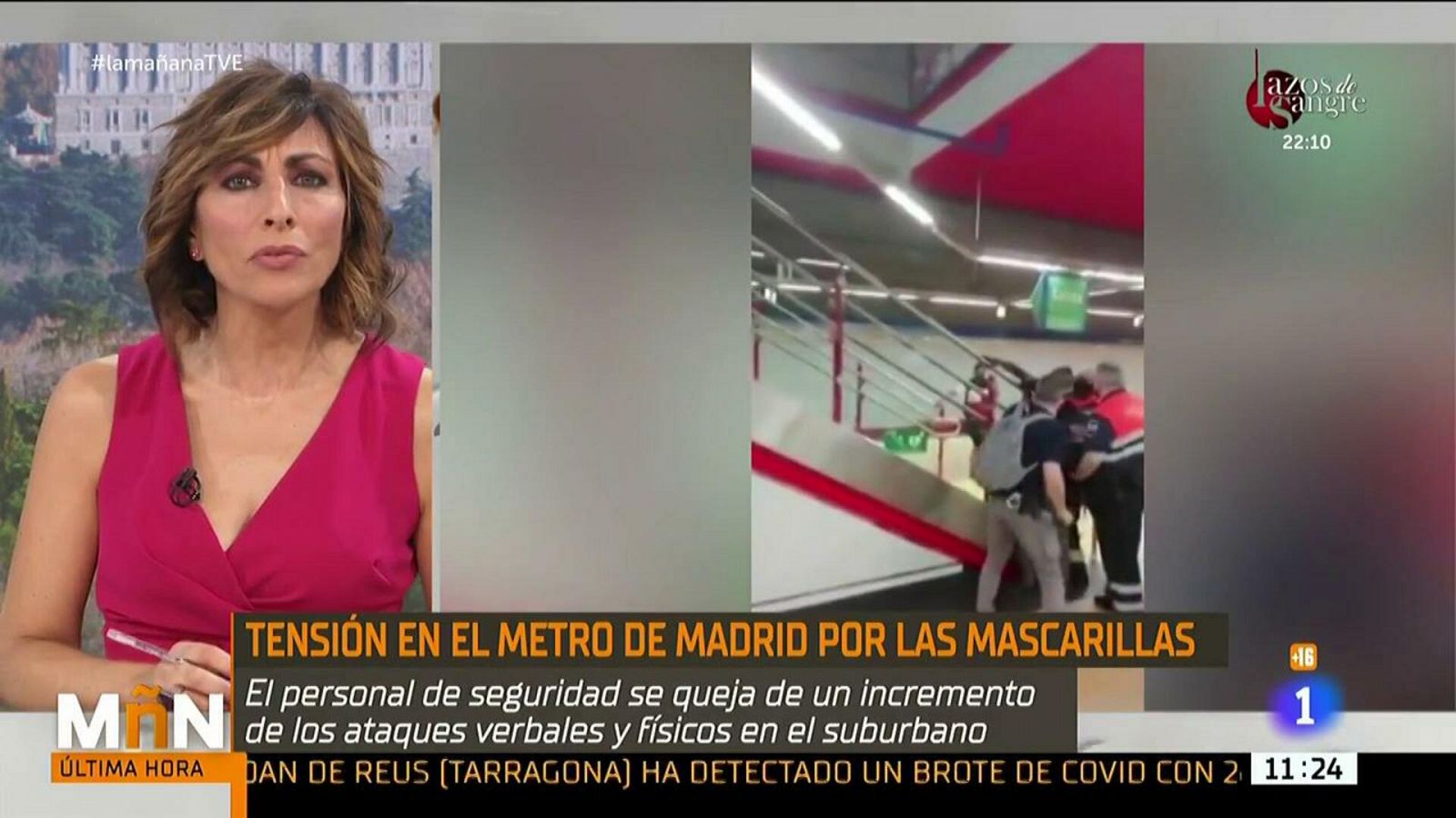 Peleas en el Metro de Madrid por las mascarillas - La Mañana