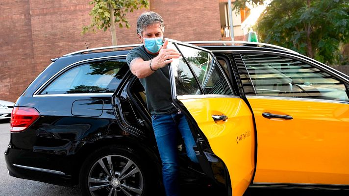 Telediario 1 - Jorge Messi: "Veo  difícil que Leo se quede"