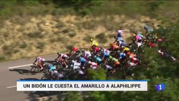 Telediario 1 - Tour 2020 | Van Aert se impone y Alaphilippe pierde el amarillo