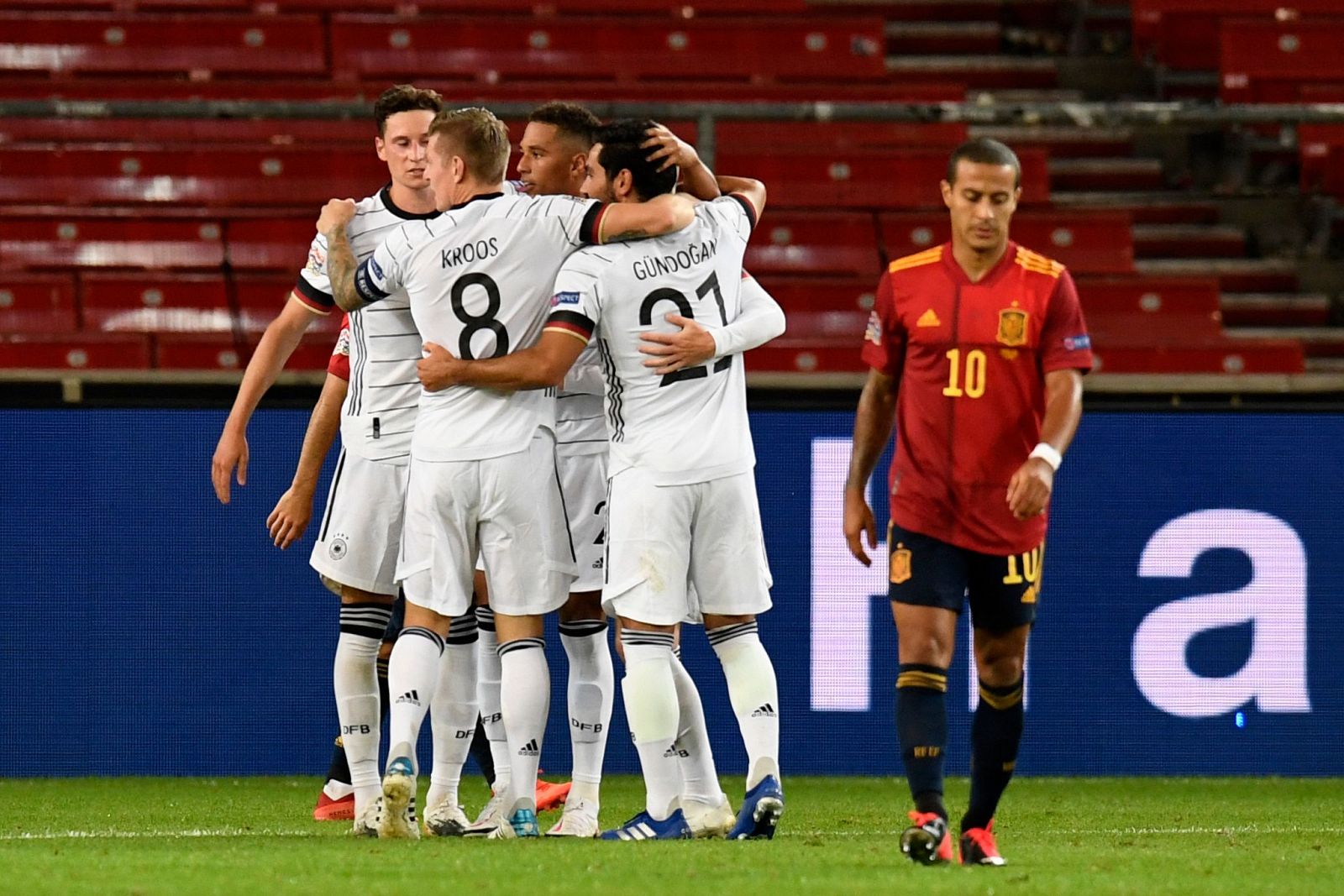Werner adelanta a Alemania ante España (1-0)