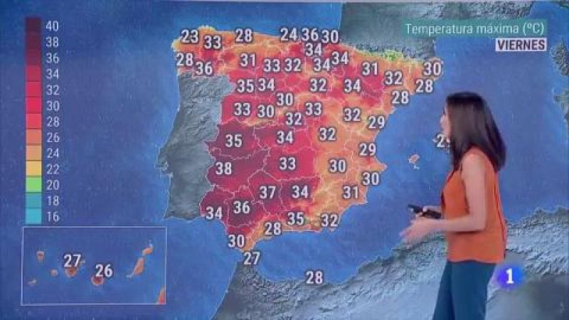 Avisos en Ourense y Vizcaya por calor y en Cádiz por viento y oleaje - ver ahora 