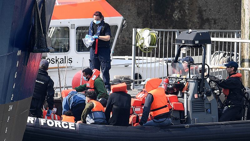 Unos 1.500 inmigrantes, desde el mes de agosto, han llegado al Reino Unido cruzando el Canal de la Mancha