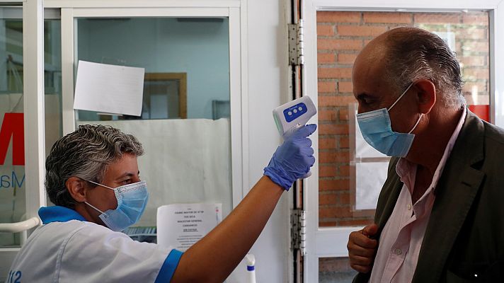 Telediario 1 - Puente de Vallecas, a la cabeza de Europa en contagios de coronavirus