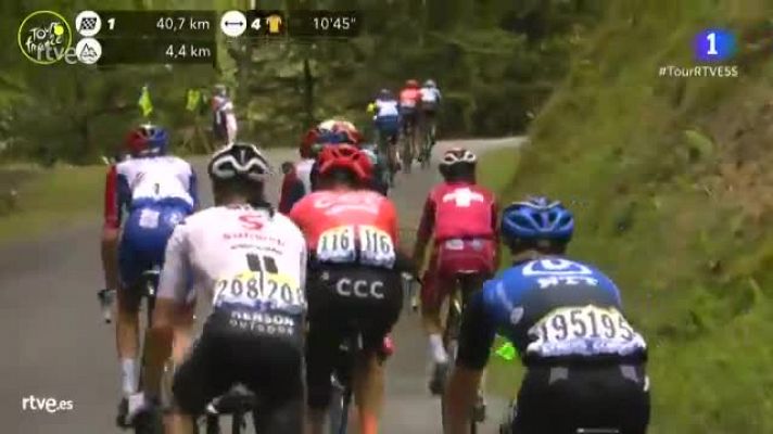 Tour de Francia - Tour 2020 | Pinot se queda desolgado a las primeras de cambio