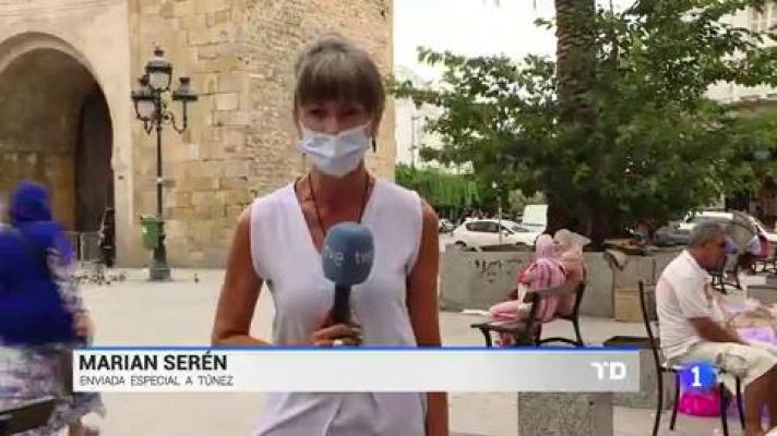 Telediario 1 - Segunda jornada de la visita oficial a Túnez de la ministra de Asuntos exteriores, Arantxa Gonzalez Laya